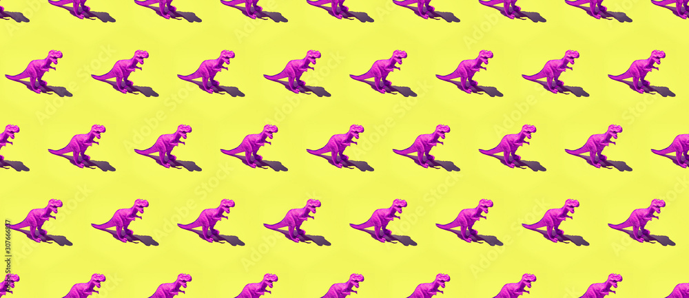 Dinosaur minimal seamless pattern
