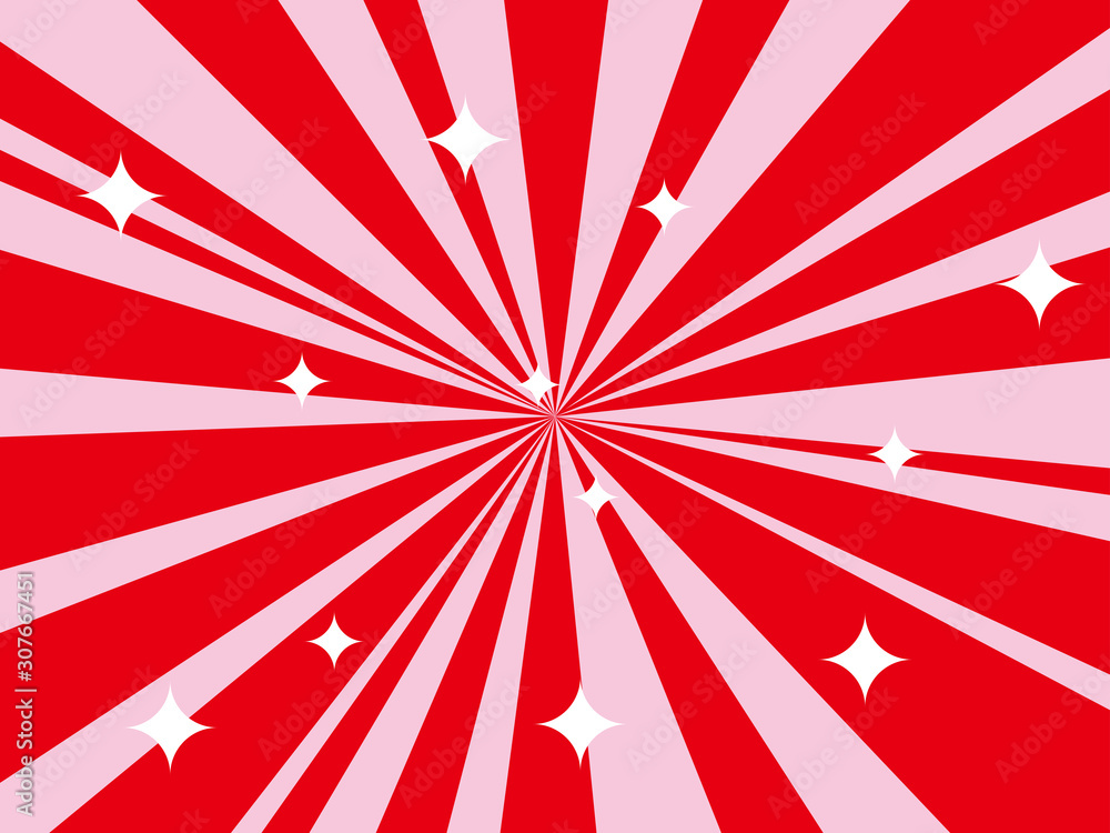 Fototapeta premium キラキラ集中線３