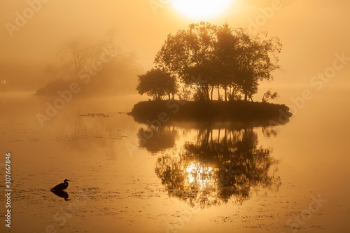Sunrise Over Lake