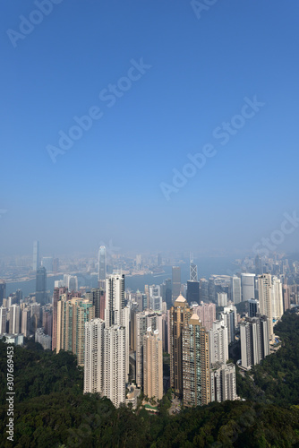 Wallpaper Mural Bird view from Victoria peak, Hong Kong Torontodigital.ca