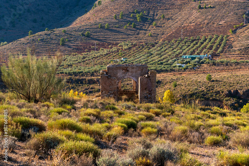 ruins of the foundry of Fondon in Almeria (Spain) photo