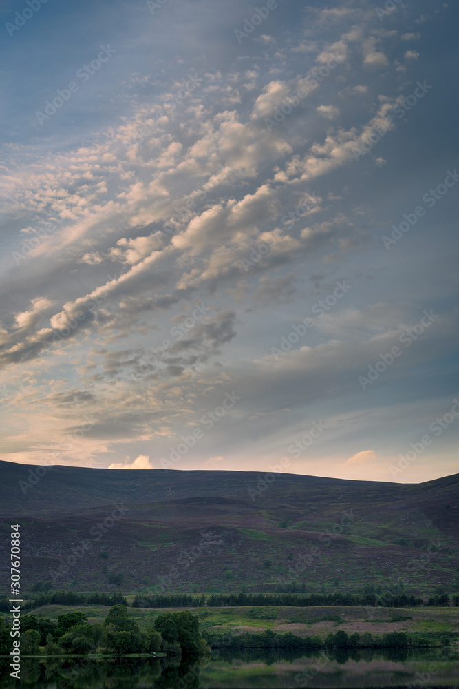 Clouds over Loch Alvie Clouds over Loch Alvie