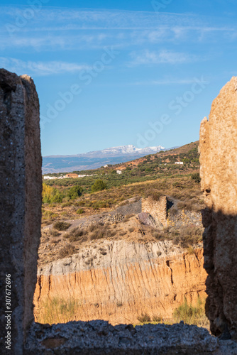 ruins of the foundry of Fondon in Almeria (Spain)
