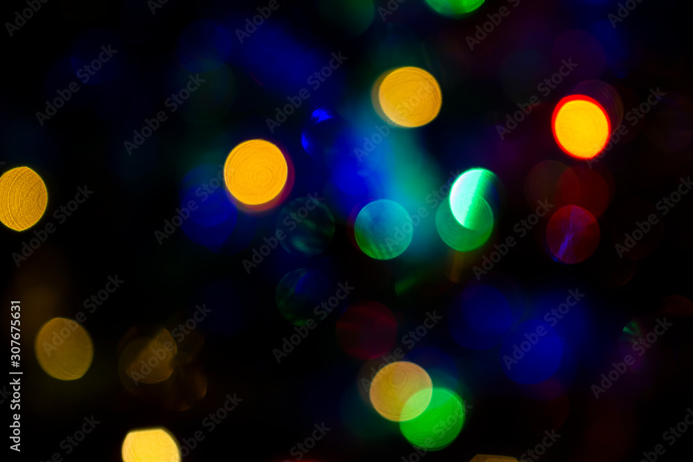 Blurry Christmas tree lights Blurry Christmas tree lights