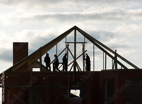 house roof construction © Smole