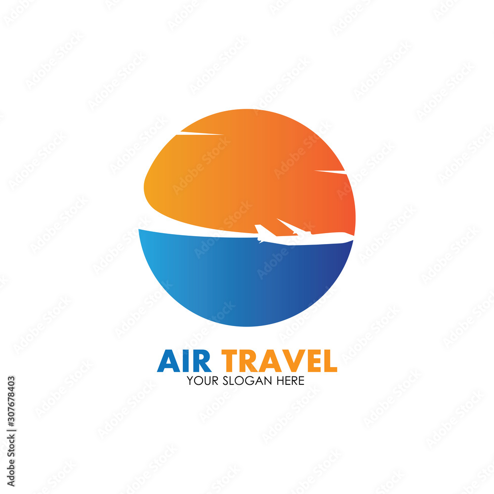 Air Travel logo vector icon design template-vector Air Travel logo vector icon design template-vector