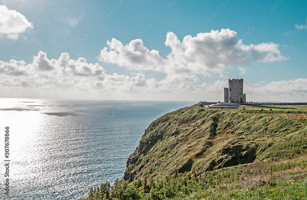Castle at Cliffs of Moher, Ireland