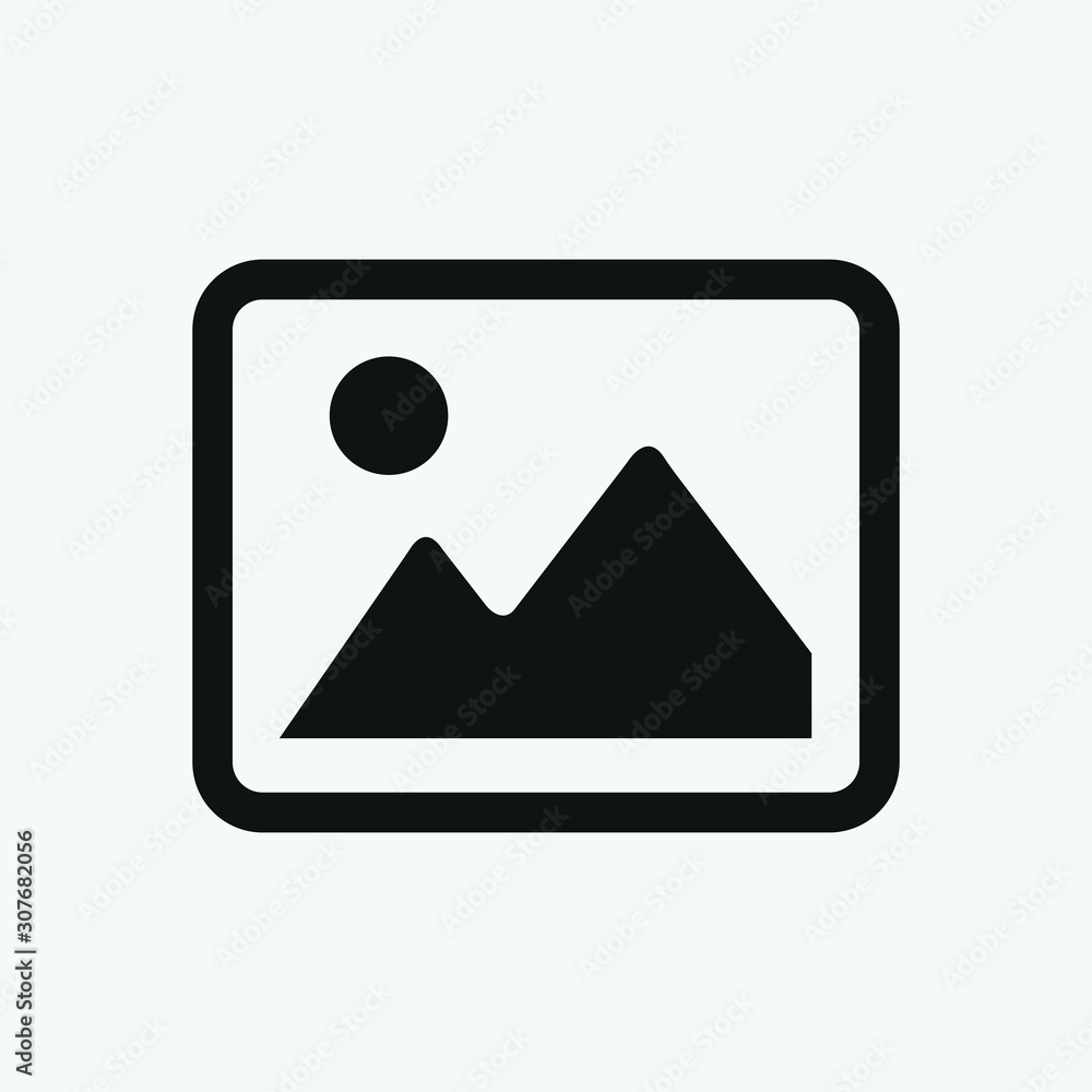 Picture icon, photo symbol vector illustration for website and mobile app Picture icon, photo symbol vector illustration for website and mobile app