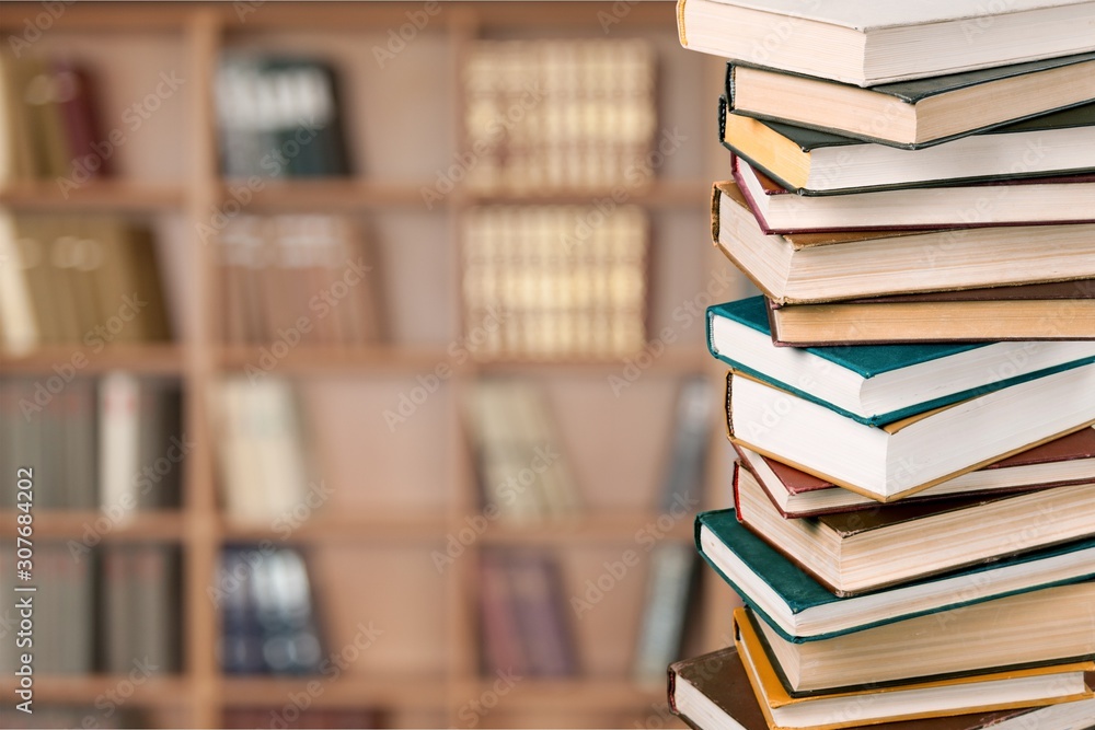 Stack of books, education and learning background Stack of books, education and learning background