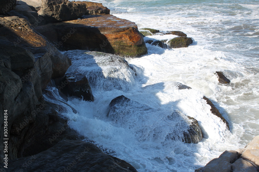 Rocas en mar del plata