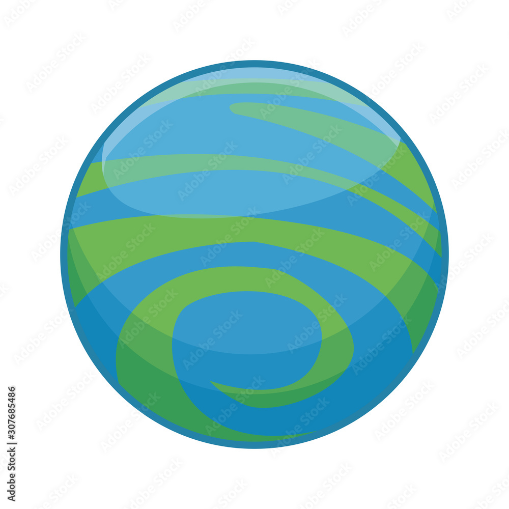 space planet icon, flat design space planet icon, flat design