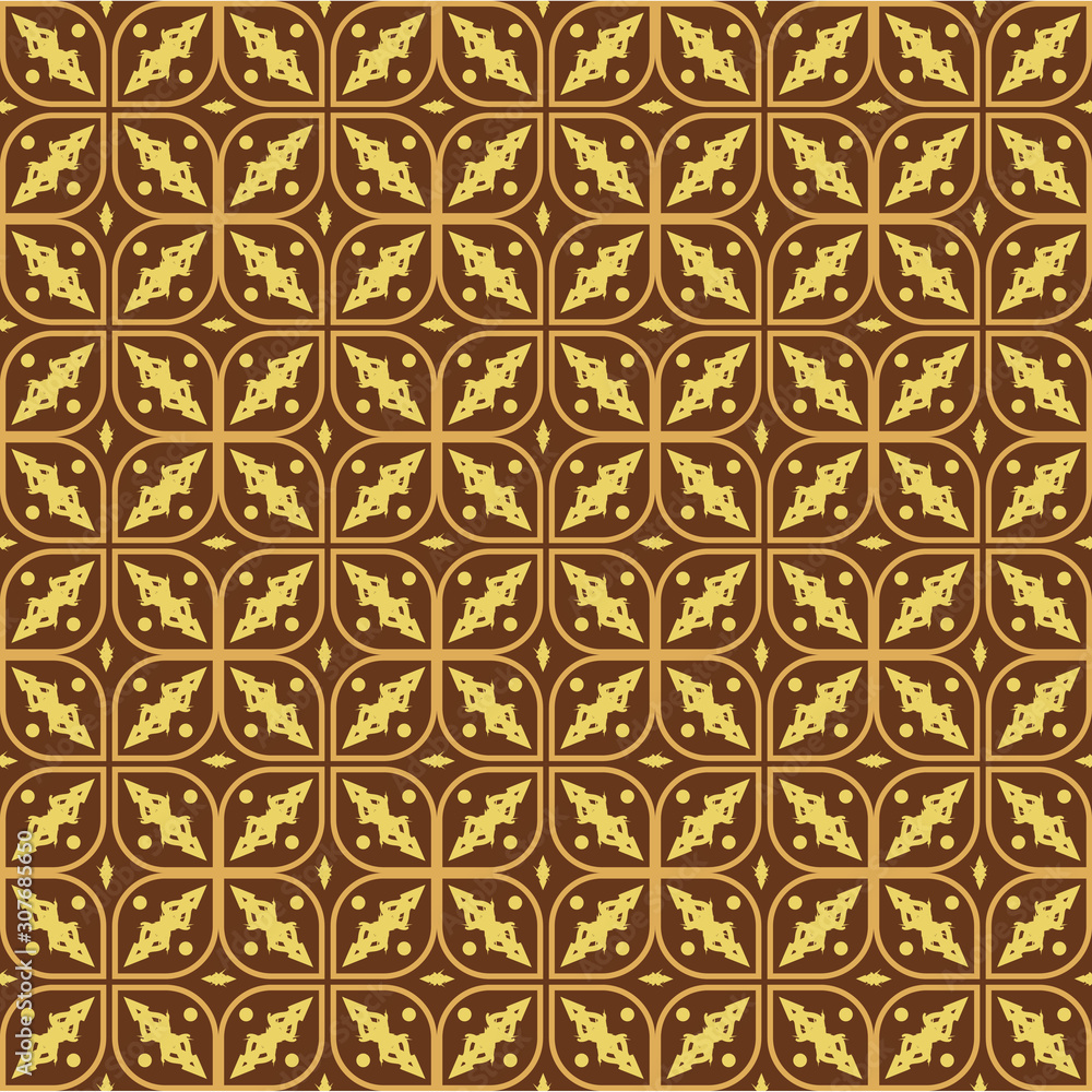 Abstract pattern javanese style.Batik is an indonesian traditional pattern that have many of type,