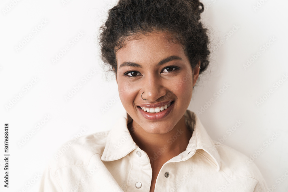Beautiful smiling stylish young african woman Beautiful smiling stylish young african woman