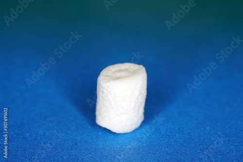 Marshmello photographed with the macro lens in the studio at best quality photo