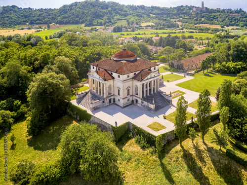 Villa Rotonda – Vicenza – Palladio – Aerial View photo