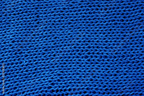 Blue Knitted pattern texture. Nice Texture backgraund .