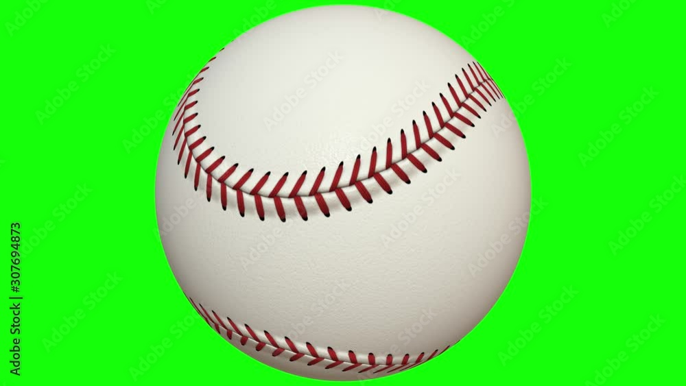 3D spinning baseball animation with a chroma key background. TV shows, sport news, baseball related projects etc. (4K UHD seamless looping, computer digitally generated animation.) 3D spinning baseball animation with a chroma key background. TV shows, sport news, baseball related projects etc. (4K UHD seamless looping, computer digitally generated animation.)