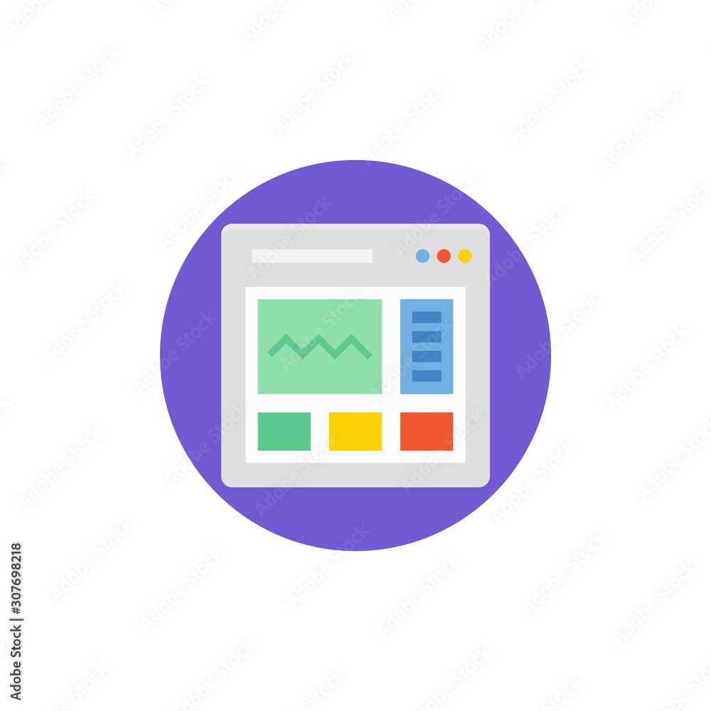 Web Content vector Illustration. flat icon style. Web Content vector Illustration. flat icon style.