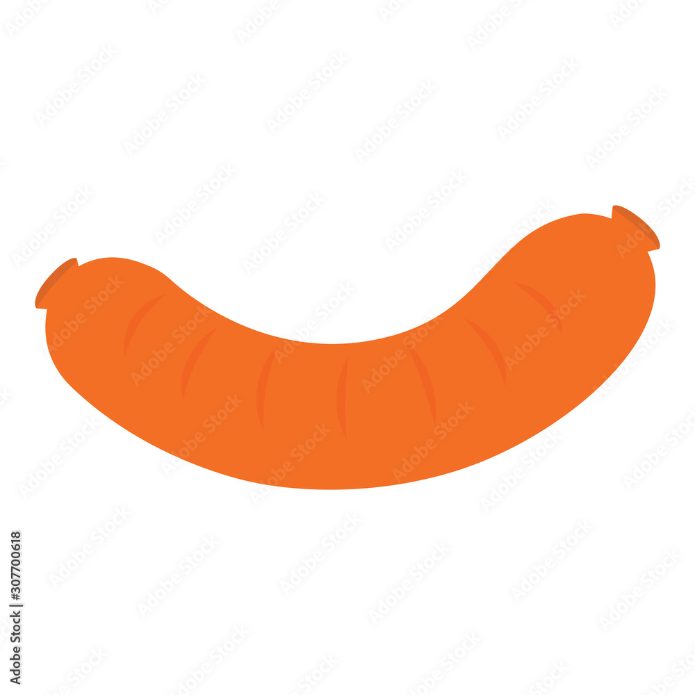 Isolated sausage icon Isolated sausage icon