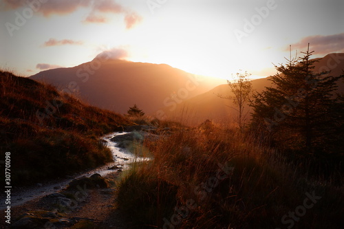 Autumn views from Ben Arthur - the Cobbler, Scotland photo