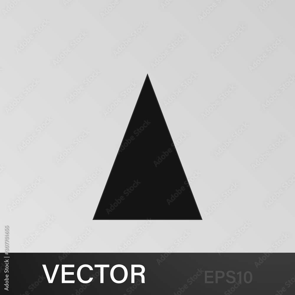 isosceles triangle icon. Elements of Geometric figure icon for concept and web apps. Illustration icon for website design and development, app development isosceles triangle icon. Elements of Geometric figure icon for concept and web apps. Illustration icon for website design and development, app development