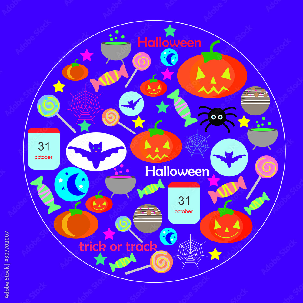  happy halloween backdrops vector illustration.halloween backdrops