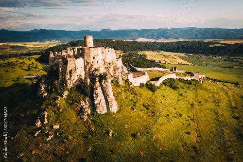 Spis castle in Slovakia nearby Slovakia Paradise.