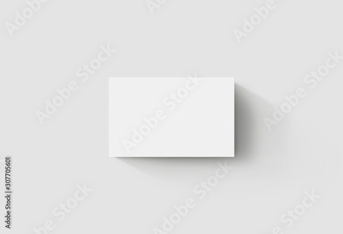 White blank Cardboard Package Box Mock up.Realistic Box Packaging.3D rendering. © qoncha