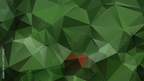 Light Green vector abstract mosaic background. Colorful illustration in Origami style with gradient. Template for a cell phone background