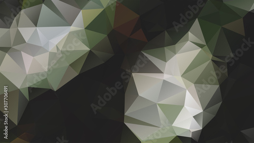 Light Green vector abstract mosaic background. Colorful illustration in Origami style with gradient. Template for a cell phone background