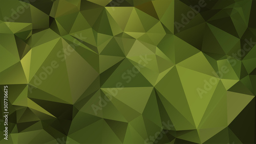 Light Green vector abstract mosaic background. Colorful illustration in Origami style with gradient. Template for a cell phone background