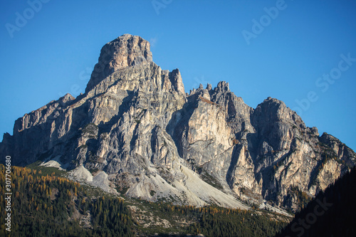 Dolomites the Alpine High Rocky Mountains