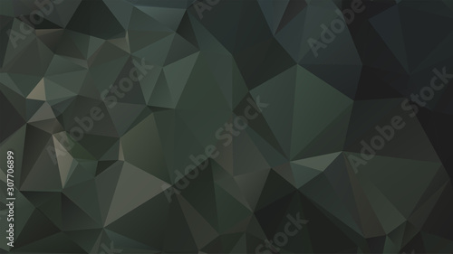 Light Green vector abstract mosaic background. Colorful illustration in Origami style with gradient. Template for a cell phone background