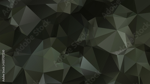 Light Green vector abstract mosaic background. Colorful illustration in Origami style with gradient. Template for a cell phone background