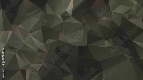 Light Green vector abstract mosaic background. Colorful illustration in Origami style with gradient. Template for a cell phone background