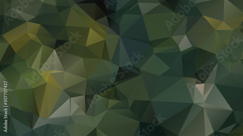 Light Green vector abstract mosaic background. Colorful illustration in Origami style with gradient. Template for a cell phone background