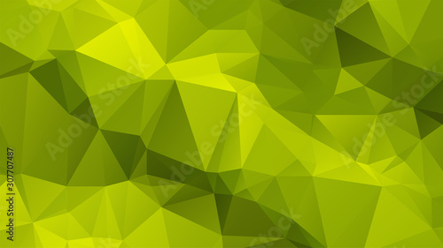 Light Green vector abstract mosaic background. Colorful illustration in Origami style with gradient. Template for a cell phone background