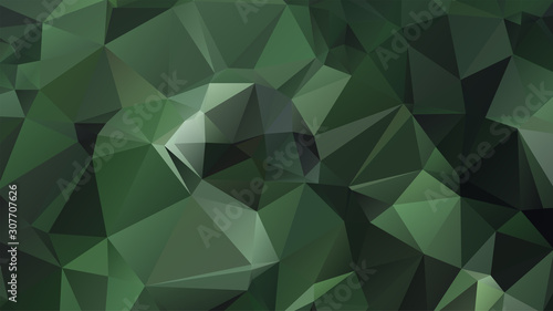 Light Green vector abstract mosaic background. Colorful illustration in Origami style with gradient. Template for a cell phone background