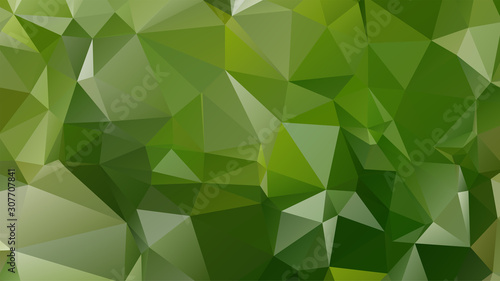 Light Green vector abstract mosaic background. Colorful illustration in Origami style with gradient. Template for a cell phone background