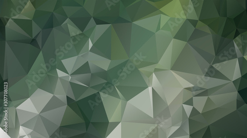 Light Green vector abstract mosaic background. Colorful illustration in Origami style with gradient. Template for a cell phone background