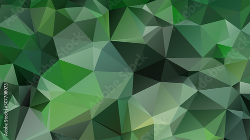 Light Green vector abstract mosaic background. Colorful illustration in Origami style with gradient. Template for a cell phone background