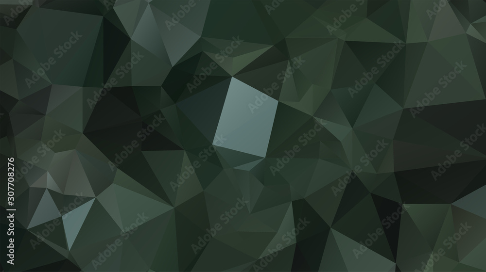 Obraz premium Light Green vector abstract mosaic background. Colorful illustration in Origami style with gradient. Template for a cell phone background