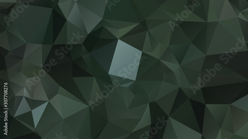 Light Green vector abstract mosaic background. Colorful illustration in Origami style with gradient. Template for a cell phone background