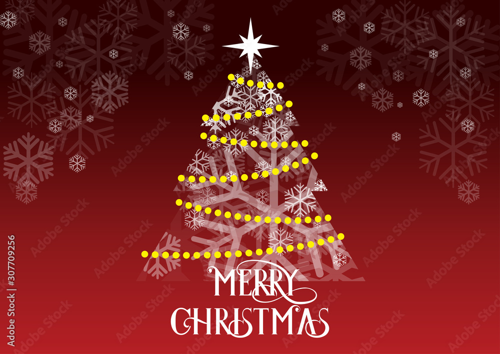 An image of a Christmas tree in a snowy background. Good for background, editing, cards, clothing prints, etc. An image of a Christmas tree in a snowy background. Good for background, editing, cards, clothing prints, etc.