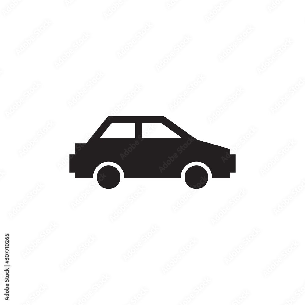 Car side icon vector isolated on background. Trendy automobile symbol. Pixel perfect. illustration EPS 10. - Vector.