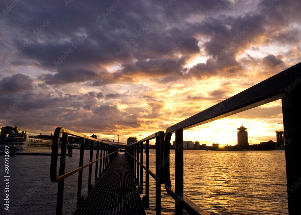 Fototapeta premium Amsterdam Skyline