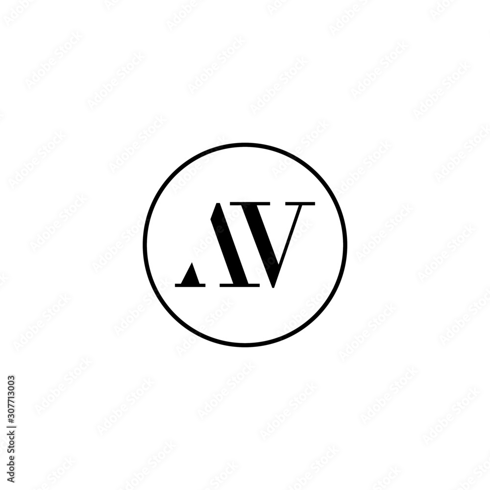 Letter VL initial monogram logo design, wedding, fashion, make up logo  template Stock Vector