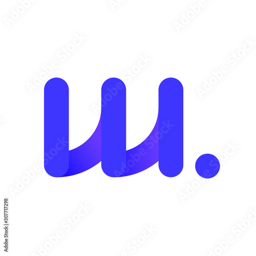 Russian letter gradient logo