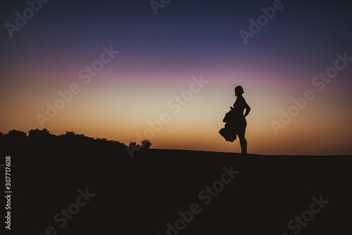 Desert sunset © Ben Hanelt