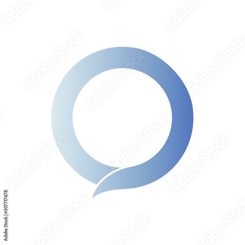 Text message logo design